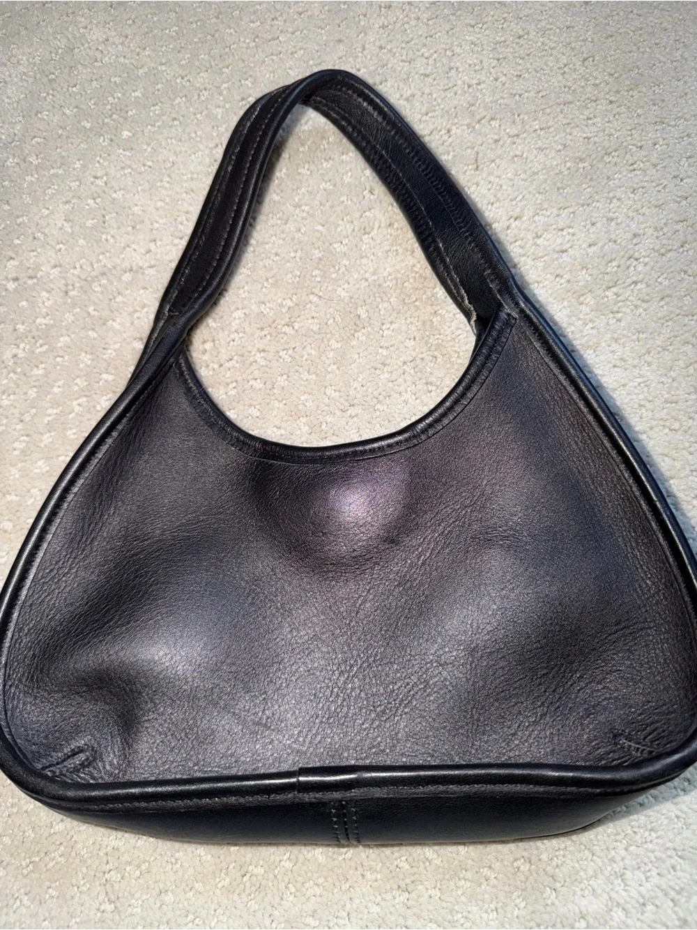 Rare Coach 9027 Ergo Leather Black Shoulder Bag